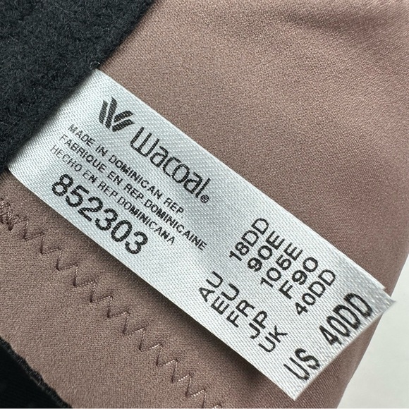 Wacoal Back Appeal Wire Free Bra Style 852303 Size 40DD - Picture 8 of 9